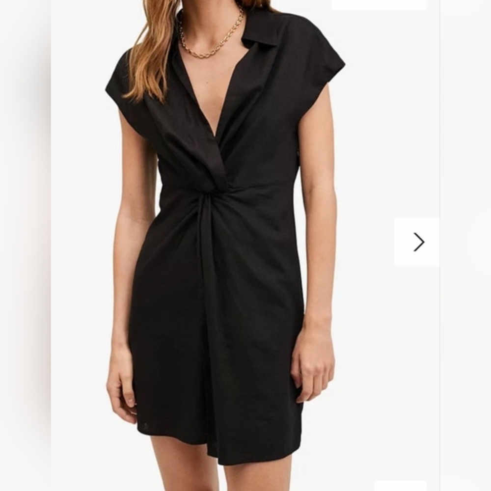 Mango Black Mini Dress